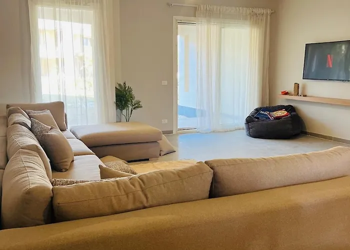 Boho-chic Beachfront Ain Sokhna, Garden شاليه عين السخنة