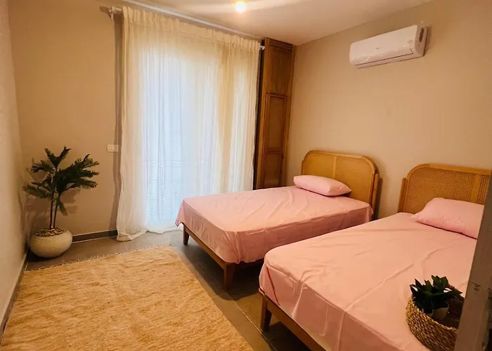 شاليه Boho-chic Beachfront Ain Sokhna, Garden